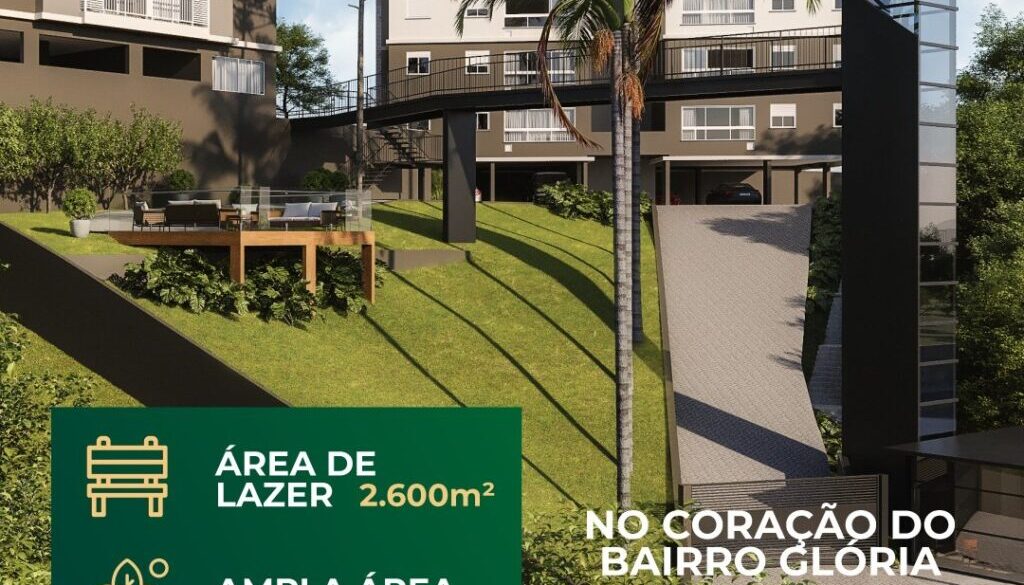 Post apresentação apartamento bairro Glória Joinville - áreas comuns - Veja Construções- serviço de Marketing Digital Joinville Laurenz