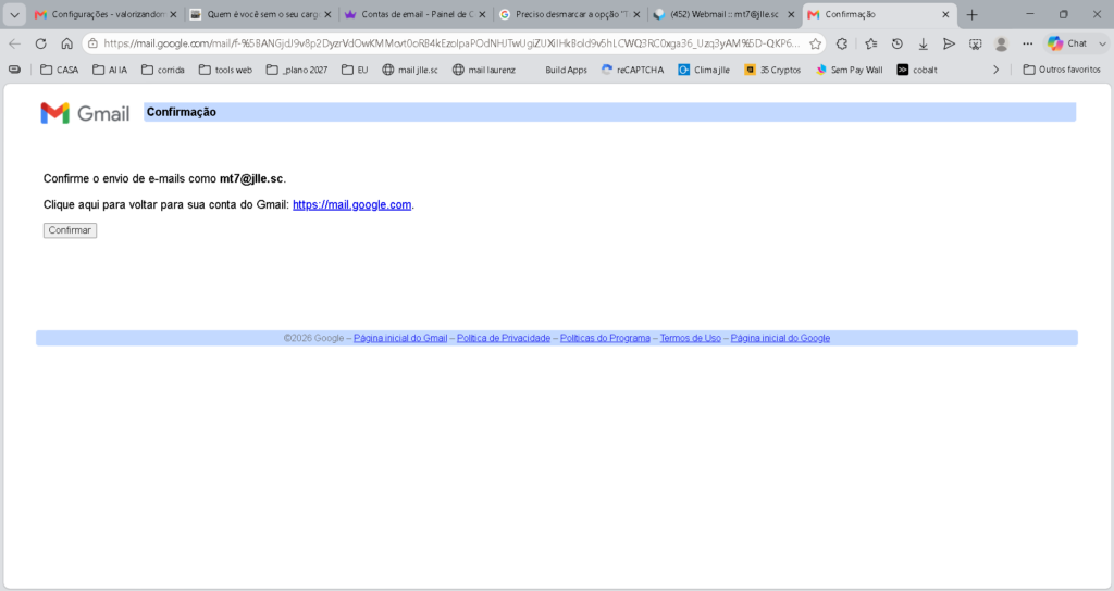 Email profissional no gmail - parte 5